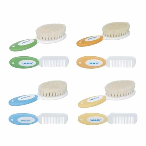 BEBEDOR DOĞAL KIL FIRÇA & TARAK SETİ