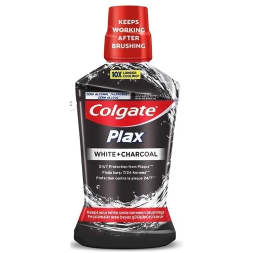 COLGATE WHITE & CHARCOAL AĞIZ BAKIM SUYU 500 ML