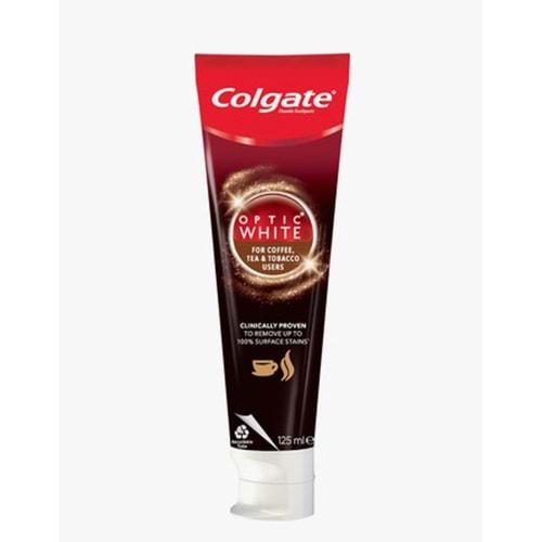 COLGATE OPTIC WHITE ÇAY & KAHVE TÜTÜN DİŞ MACUNU 125 ML
