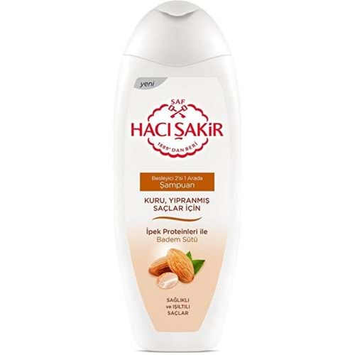 HACI ŞAKİR BADEM 2 IN 1 ŞAMPUAN 500 ML