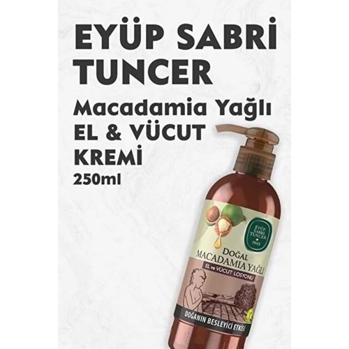 EST MACADAMIA YAĞLI EL VE VÜCUT LOSYONU 250 ML