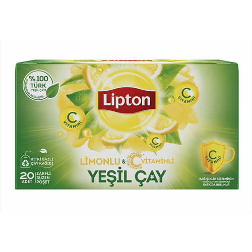 LIPTON LİMON YEŞİL ÇAY