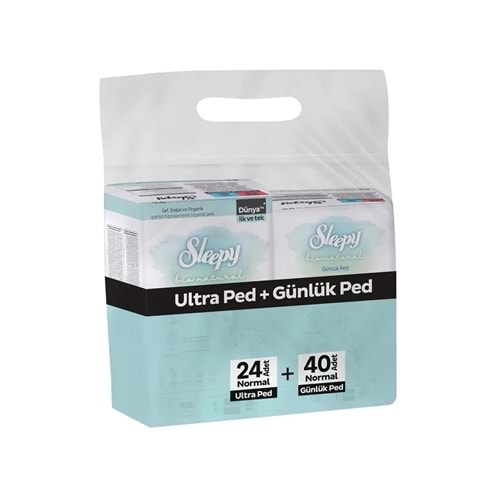 SLEEPY BİO ULTRA 24 NORMAL + 40 GÜNLÜK PED