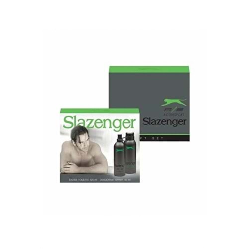 SLAZENGER ACTIVESPOT YEŞİL EDT 125 ML ERKEK PARFÜMÜ+150 ML DEODORANT SETİ