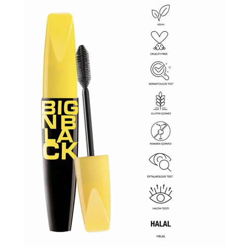 PASTEL BIG N SİYAH MASCARA