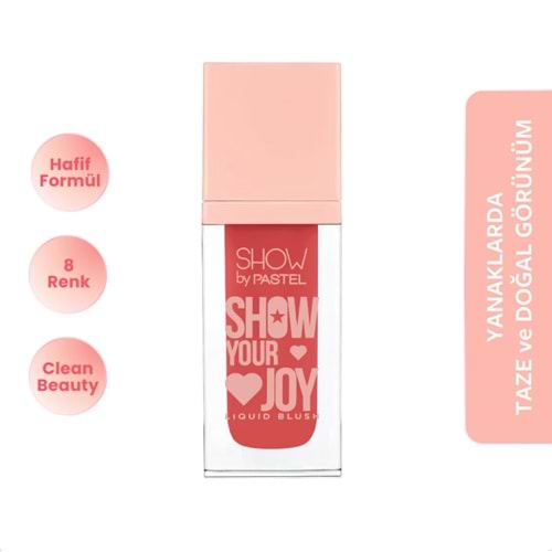 SHOW BY PASTEL SHOW YOUR JOY LIQUID BLUSH 58