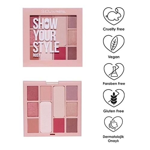 SHOW BY PASTEL SHOW STYLE ROSY EYESHADOW