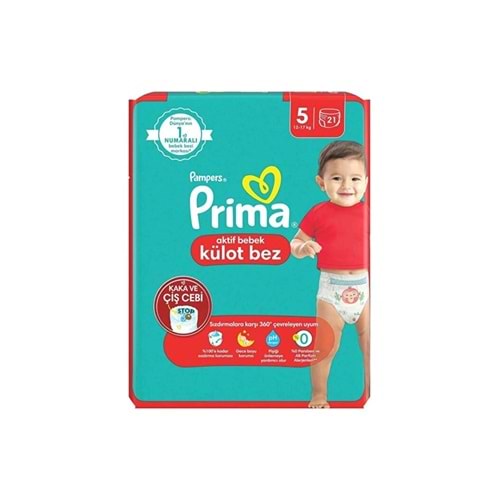 PRİMA AKTİF BEBEK KÜLOT BEZ 5 BEDEN
