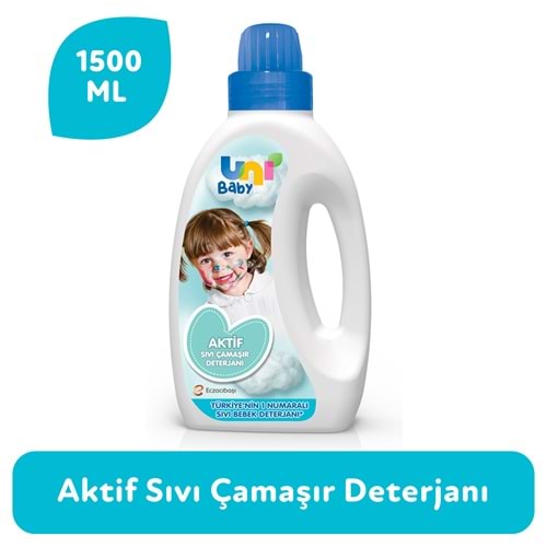 UNI BABY AKTİF SIVI ÇAMAŞIR DETERJANI 1500 ML