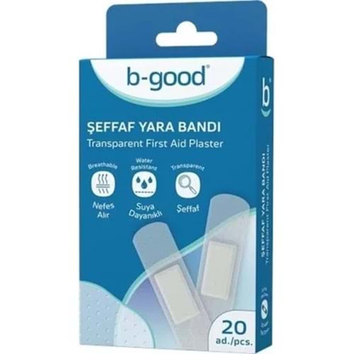 B-GOOD YARA BANDI ŞEFFAF 20Lİ