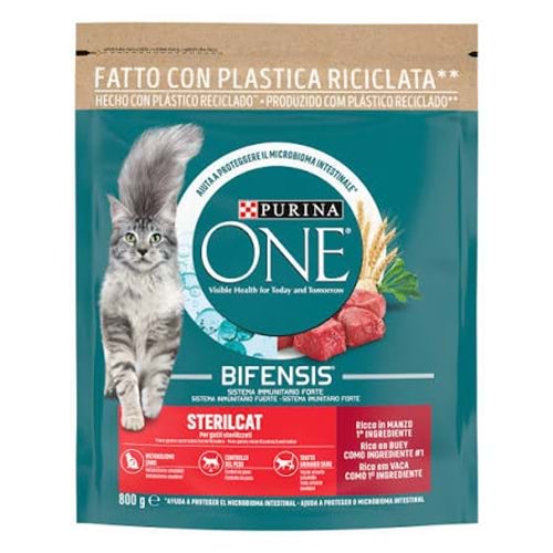 PURINA KISIRLAŞTIRILMIŞ KEDİLER İÇİN SIĞIR ETLİ MAMA 800G
