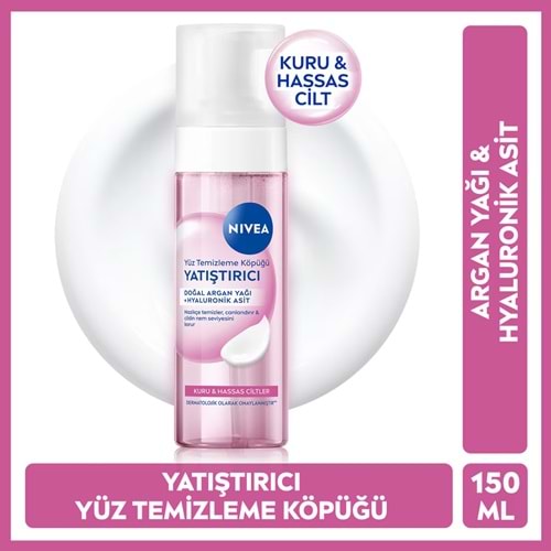 NIVEA YATIŞTIRICI YÜZ TEMİZLEME KÖPÜĞÜ 150 ML