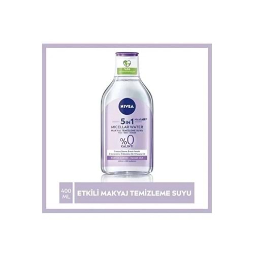 NIVEA YATIŞTIRICI MICELLAR MAKYAJ TEMİZLEME SUYU 400 ML