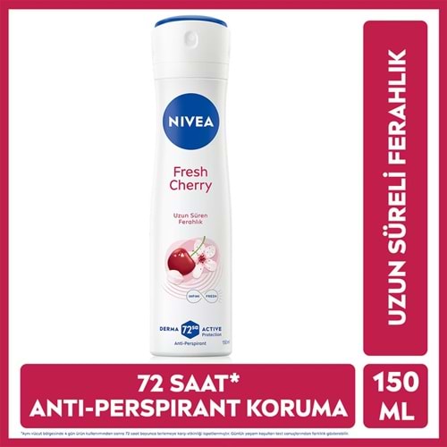 NIVEA FRESH CHERRY KADIN DEODORANT 150 ML
