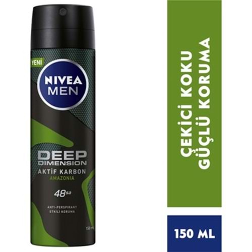 NIVEA MEN DEEP DIMENSION AMAZONIA DEODORANT 150 ML