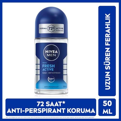 NIVEA MEN FRESH ACTIVE ROLL-ON 50 ML