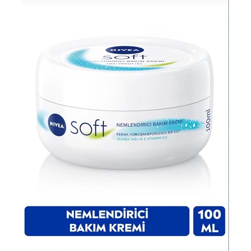 NIVEA SOFT NEMLENDİRİCİ BAKIM KREMİ 100 ML