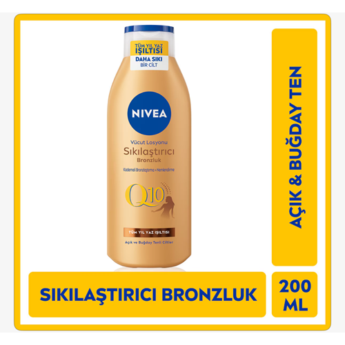 NIVEA Q10 SIKILAŞTIRICI BRONZLUK VÜCUT LOSYONU 200 ML