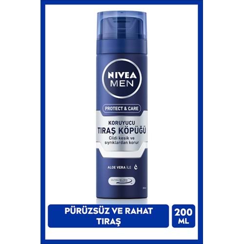 NIVEA MEN PROTECT&CARE TIRAŞ KÖPÜĞÜ 200 ML