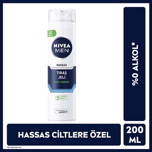 NIVEA MEN HASSAS TIRAŞ JELİ 200 ML