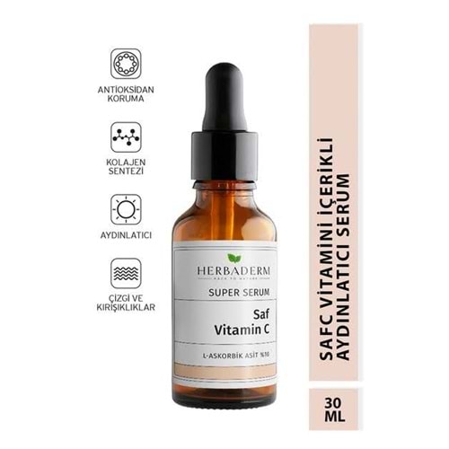 HERBADERM SUPER SERUM SAF VİTAMİN C 30 ML
