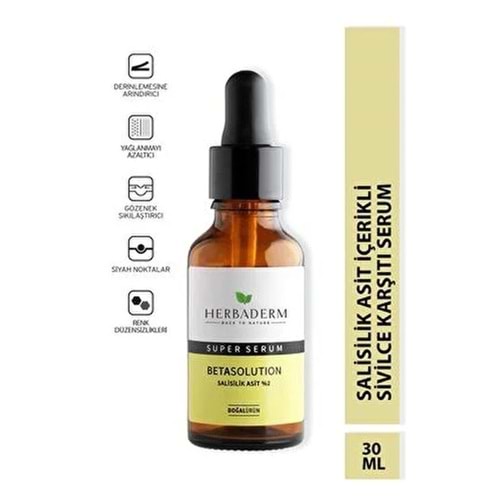HERBADERM SUPER SERUM GÖZENEK KARŞITI 30 ML