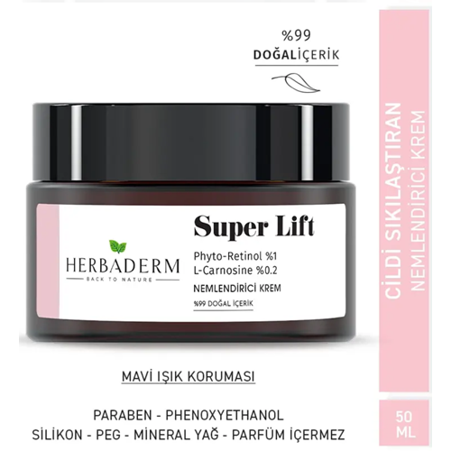 HERBADERM SUPER LIFT NEMLENDİRİCİ KREM 50 ML