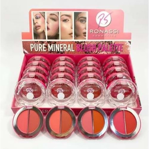 RONASSI PURE MINERAL BLUSH PALETTE