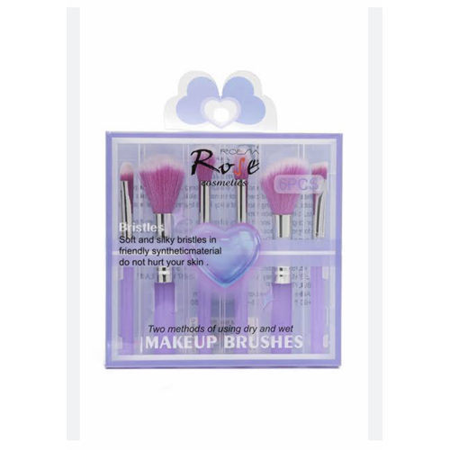 ROESIA ROSE 6LI MAKYAJ FIRÇASI SETİ