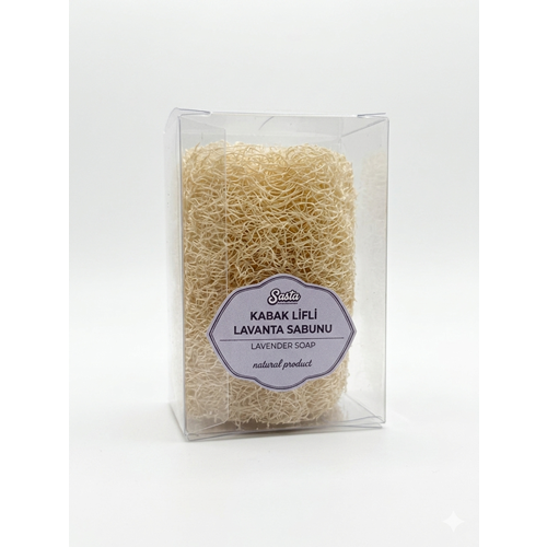 SASTA KABAK LİFLİ LAVANTA SABUNU 110G