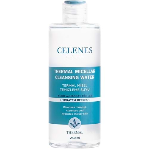 CELENES TERMAL MİSEL TEMİZLEME SUYU KURU VE HASSAS CİLTLER 250 ML