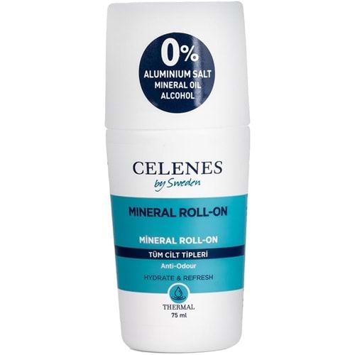 CELENES THERMAL MINERAL ROLL-ON TÜM CİLT TİPLERİ PARFÜMLÜ 75 ML
