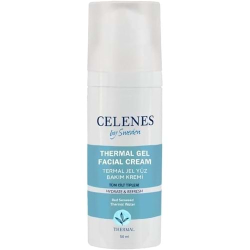 CELENES TERMAL JEL YÜZ BAKIM KREMİ TÜM CİLT TİPLERİ 50 ML