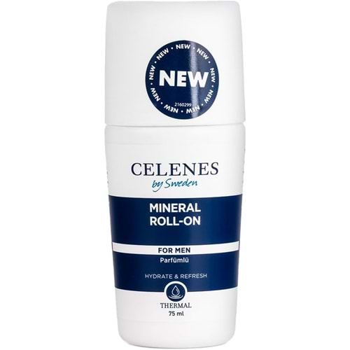 CELENES THERMAL MINERAL ROLL-ON FOR MEN PARFÜMLÜ 75 ML