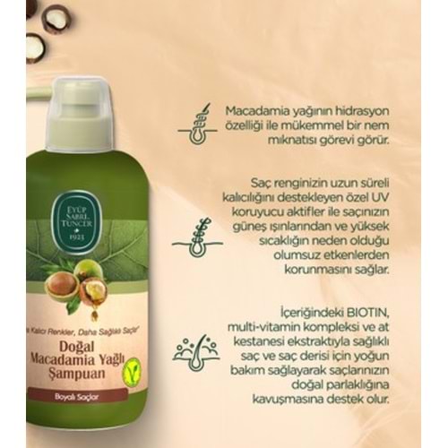 EST DOĞAL MACADAMIA YAĞLI ŞAMPUAN 600 ML