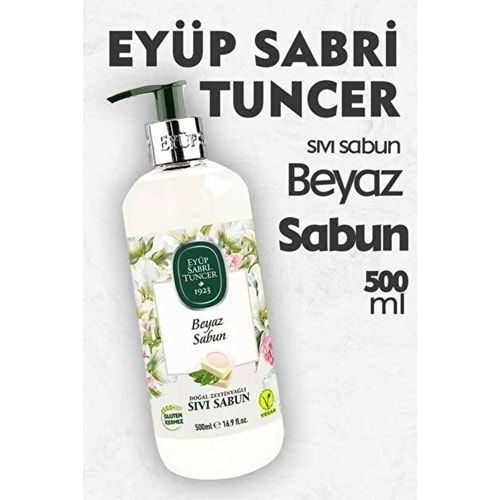 EST BEYAZ SABUN DOĞAL ZEYTİNYAĞLI SIVI SABUN 500 ML