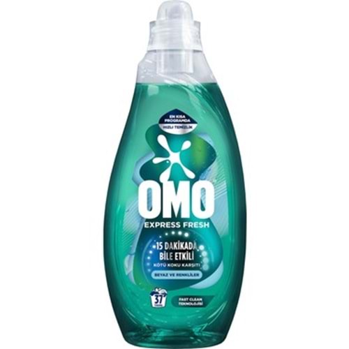 OMO EXPRESS FRESH BEYAZ VE RENKLİLER 1480 ML
