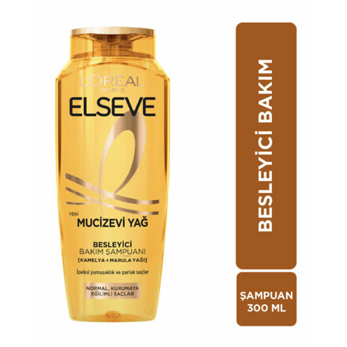 LOREAL PARİS ELSEVE MUCİZEVİ YAĞ BESLEYİCİ BAKIM ŞAMPUANI 300 ML