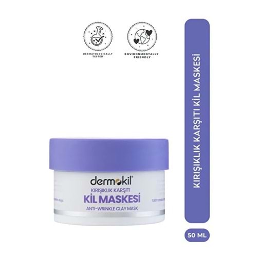 DERMOKİL KIRIŞIKLIK KARŞITI KİL MASKESİ 50 ML