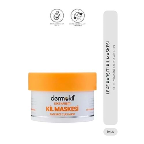 DERMOKİL LEKE KARŞITI KİL MASKESİ 50 ML