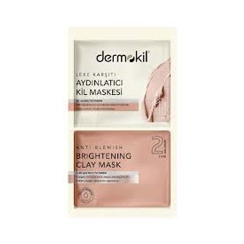 DERMOKİL LEKE KARŞITI AYDINLATICI KİL MASKESİ 7,5 ML X 2