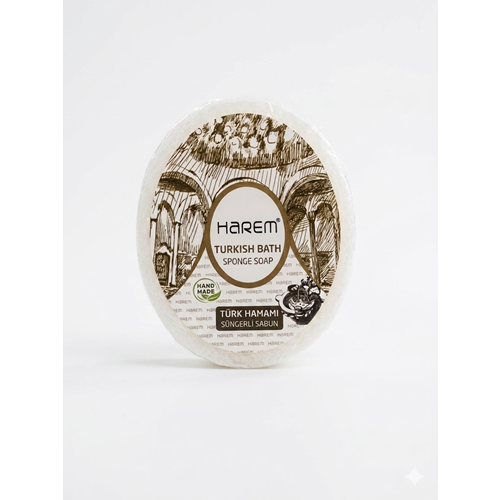 HAREMS TÜRK HAMAMI SÜNGERLİ SABUN 120 GR
