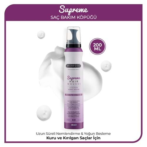 MORFOSE N.G. SAÇ KÖPÜĞÜ SUPREME 200 ML