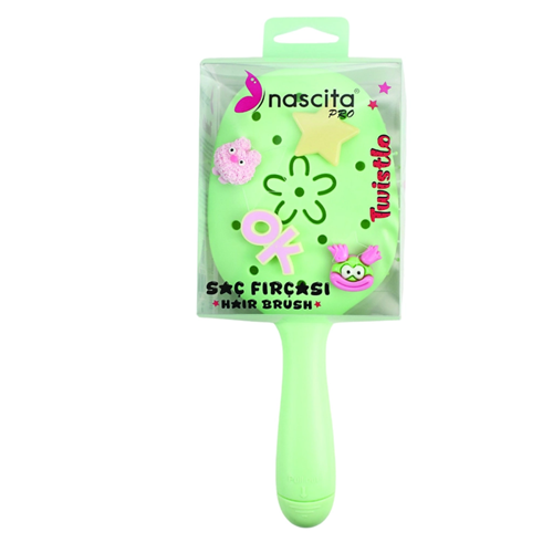 NASCITA TWİSTLO SAÇ FIRÇASI YEŞİL