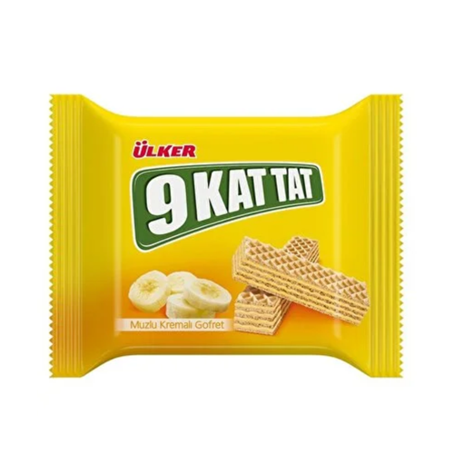ÜLKER 9 KAT MUZLU KREMALI GOFRET 39G