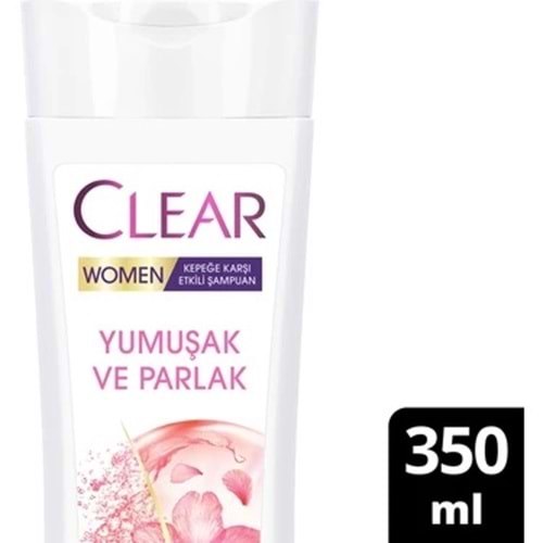CLEAR YUMUŞAK VE PARLAK WOMEN ŞAMPUAN 350 ML