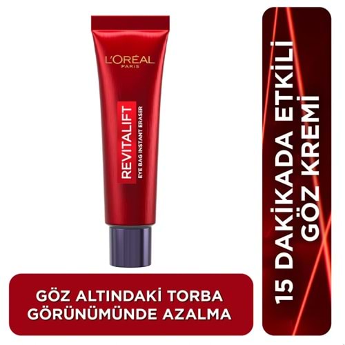 LOREAL PARIS REVITALIFT LASER EYE BAG INSTANT ERASER 15 ML