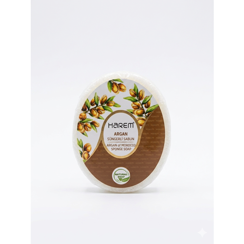 HAREMS ARGAN SÜNGERLİ SABUN 120 GR