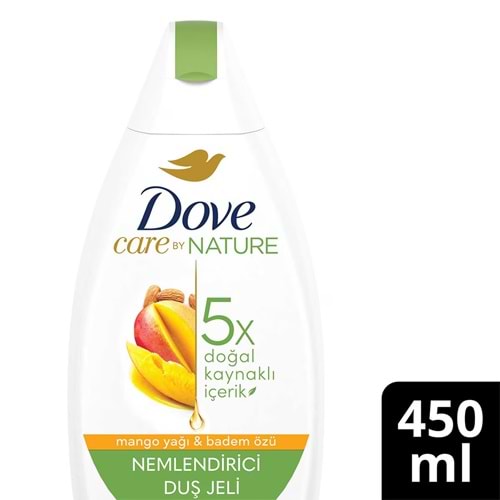 DOVE CAREBYNATURE BESLEYİCİ MANGO&BADEM DUŞ JELİ 450 ML