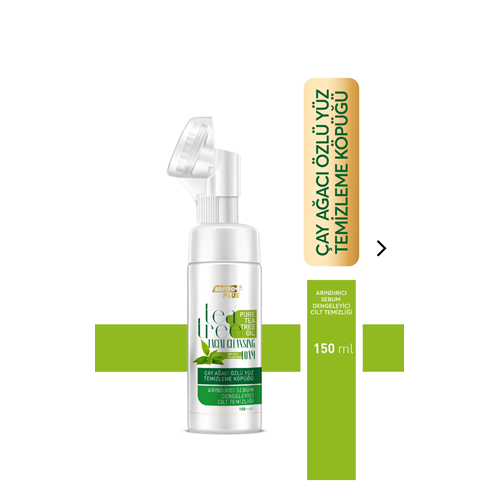 SOFTTO PLUS ÇAY AĞACI YÜZ TEMİZLEME KÖPÜĞÜ 150 ML